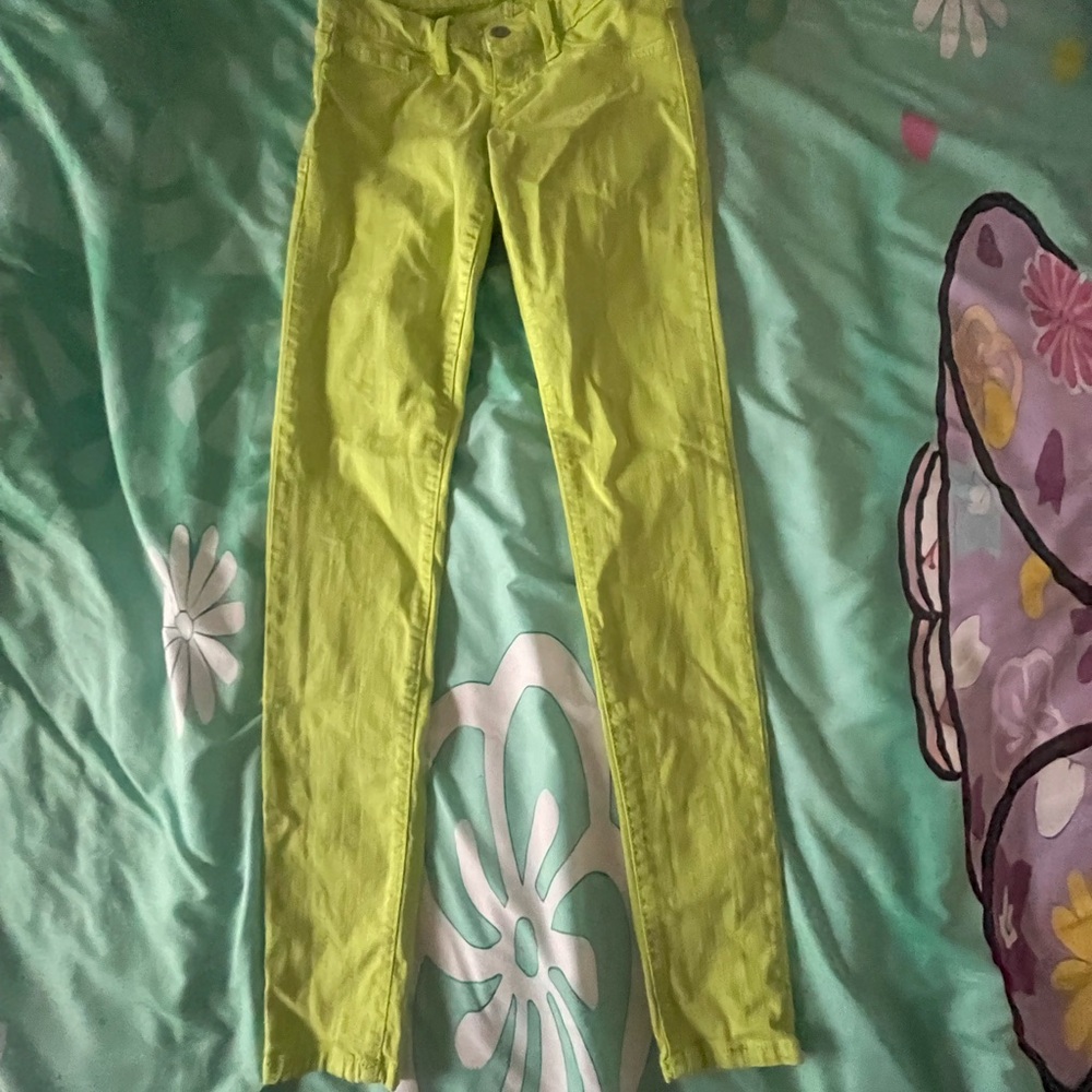 Lime Green Skinny Jeans